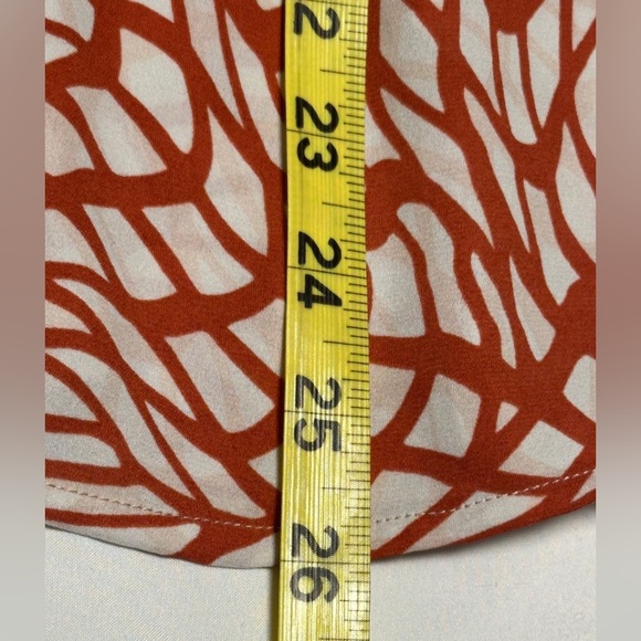 Cabo Sleeveless Twisting Patterned V-Neck Women's Top, Size M - Picture 5 of 5